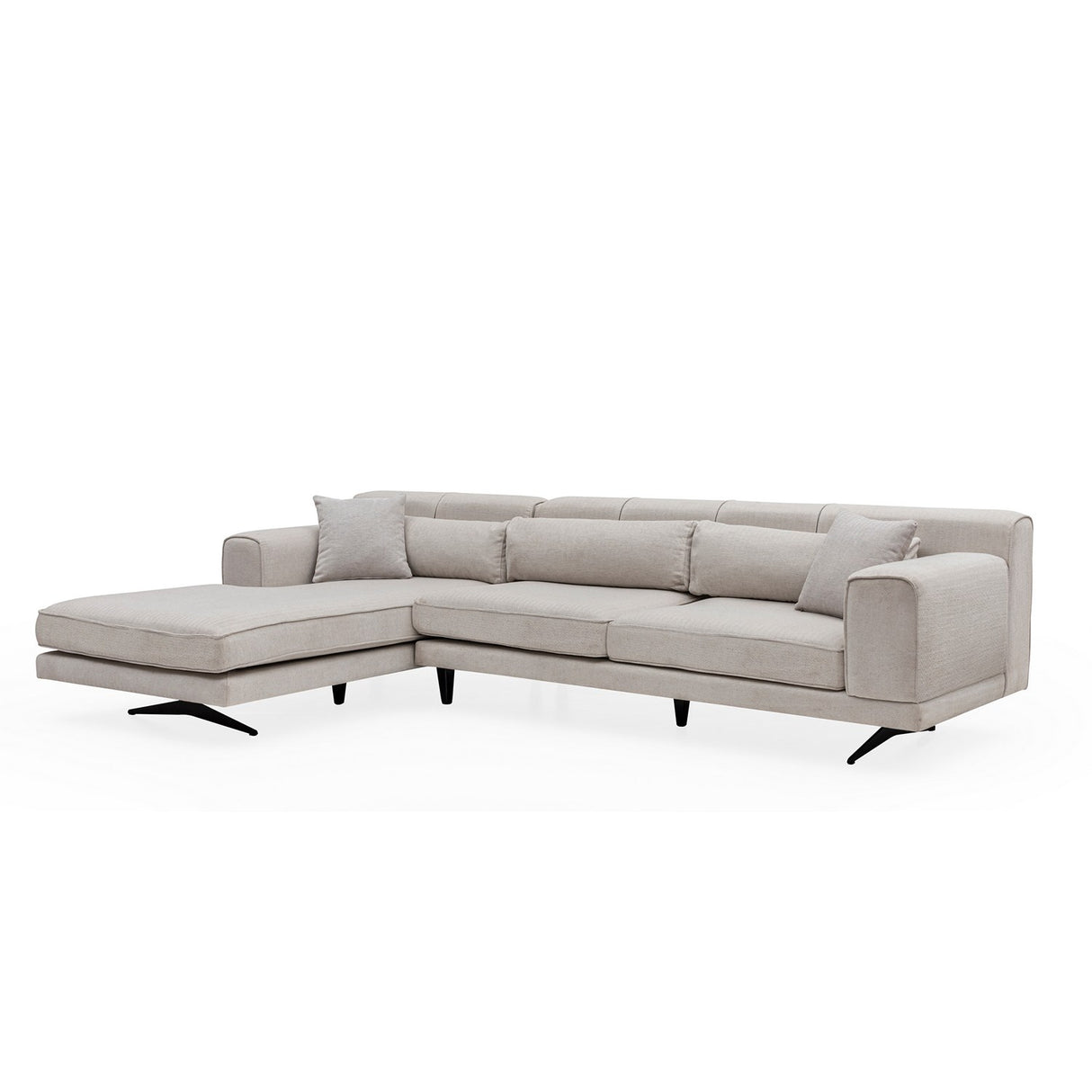 Ecksofa links Jivago Beige