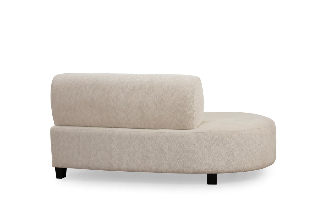 Ecksofa Beige gemusterter Stoff organisch Pars - XXXL 300 cm