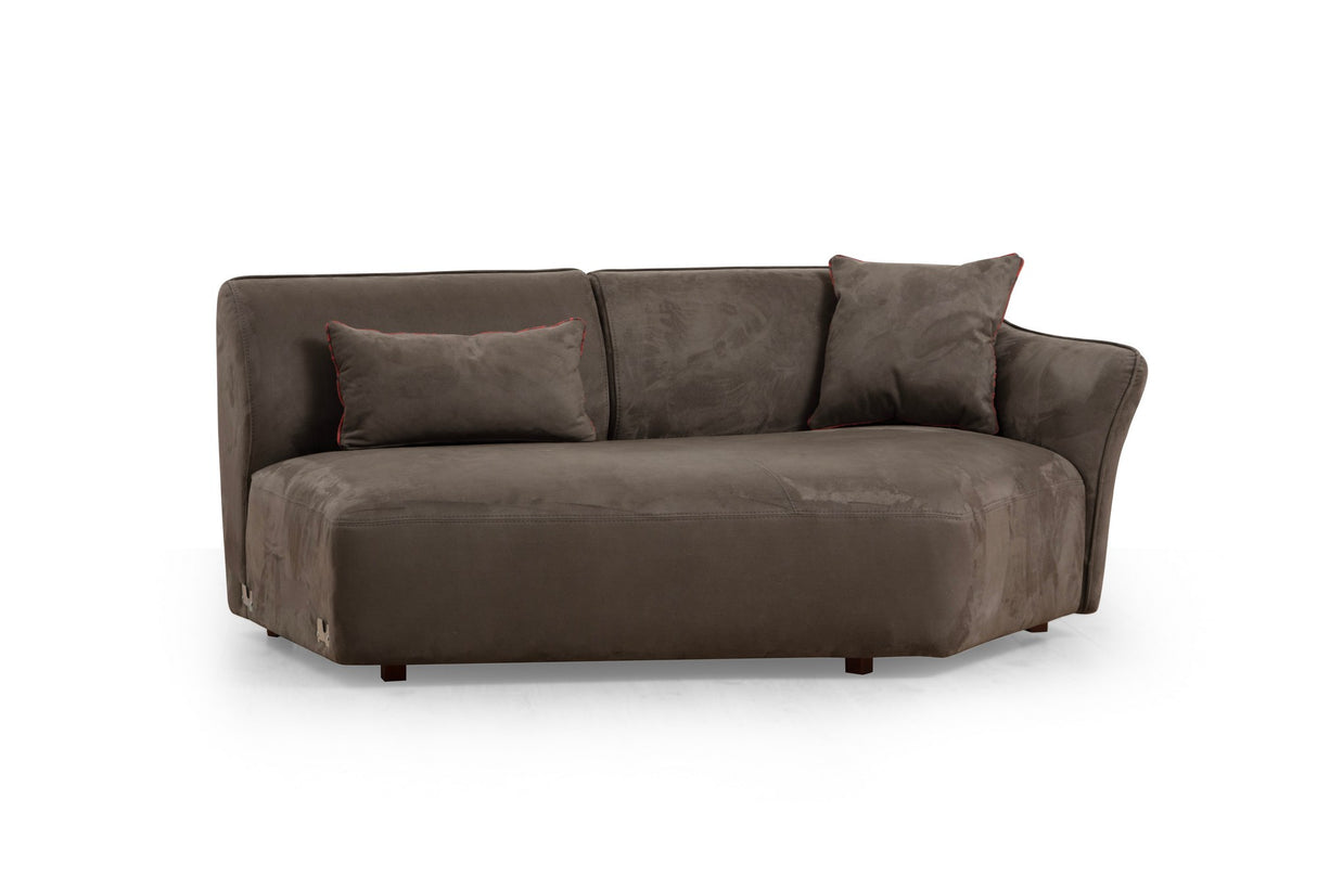 4-Sitzer Ecksofa Mentis Braun