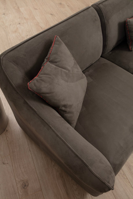 4-Sitzer Sofa Mentis Braun - Subtile Ecke