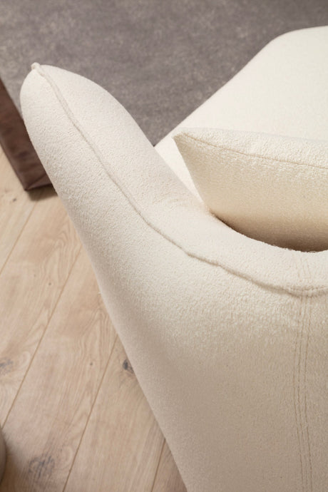 3-Sitzer Ecksofa Mentis Crème - Subtile Ecke