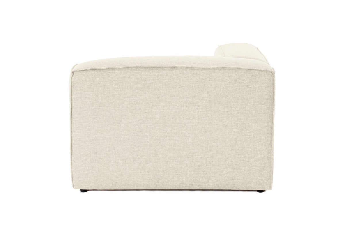 Eckelement links modulare Bank fora ecruu