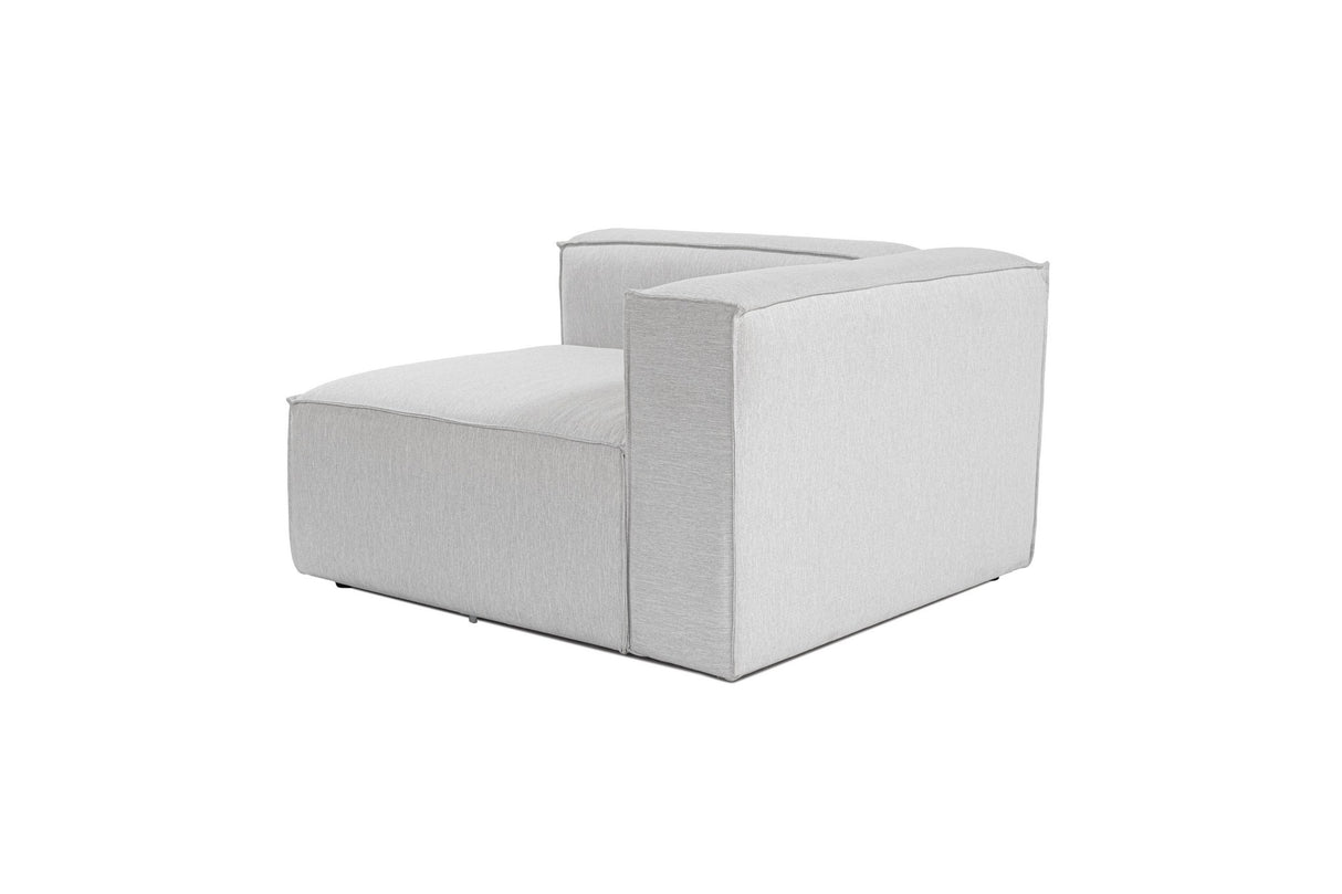 Hoek Element Right Modular Bank Fora Hellgrau