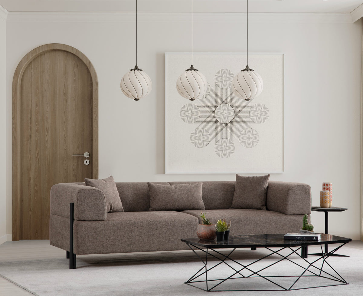 Sofas - 3-Sitzer-Sofa Gio Brown - Dimehouse