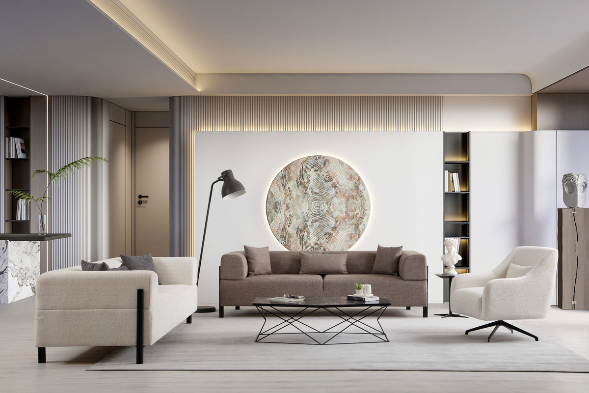Sofas - 3-Sitzer-Sofa Gio Brown - Dimehouse