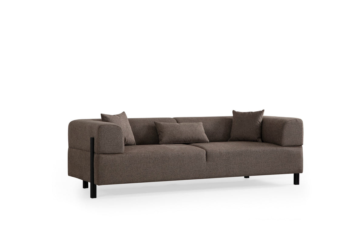 Sofas - 3-Sitzer-Sofa Gio Brown - Dimehouse