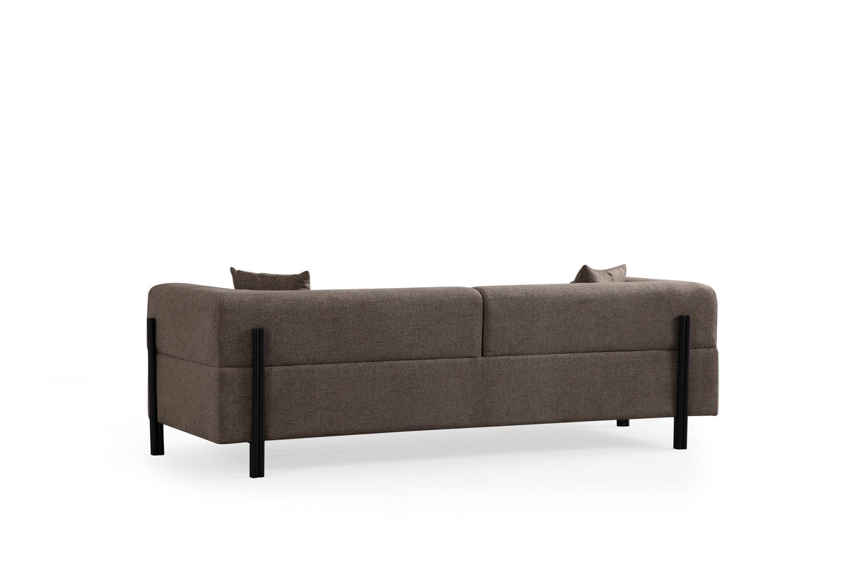 Sofas - 3-Sitzer-Sofa Gio Brown - Dimehouse