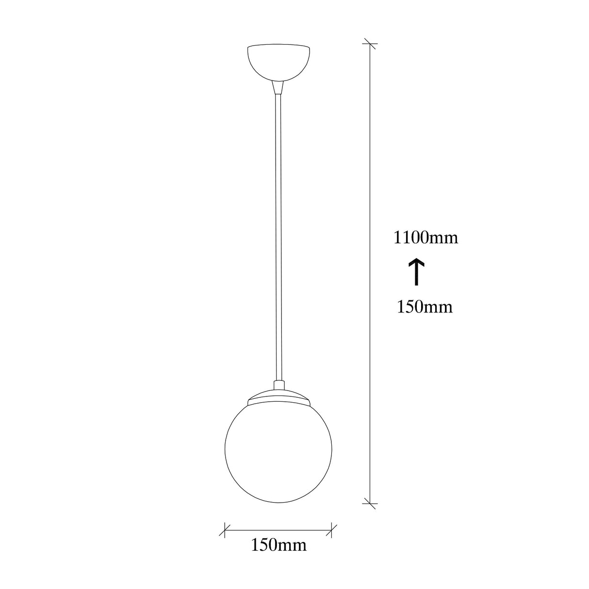 Hängelampe Gelb Glas Komet