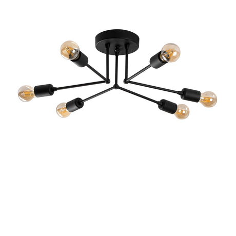 Deckenlampe Schwarz Metall Sentinel