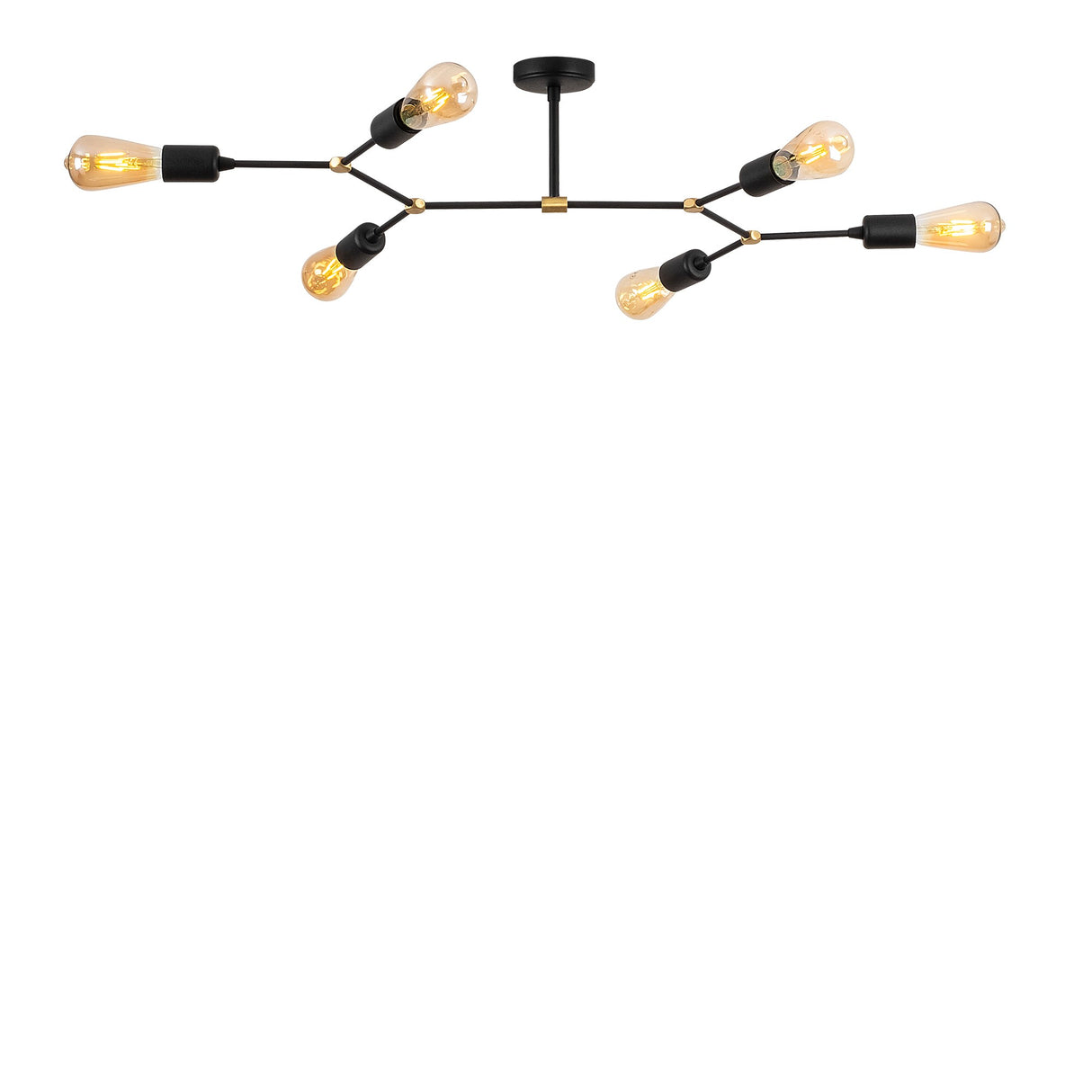 Hängelampe Schwarz Metall Sentinel