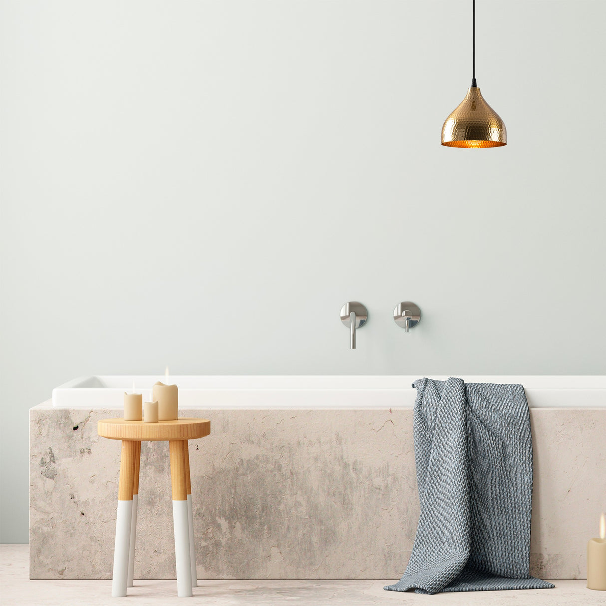 Hängelampe Rund Bronze Metall Eclipse