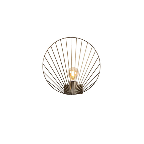 Wandleuchte bronzefarbenes Metall Arbor