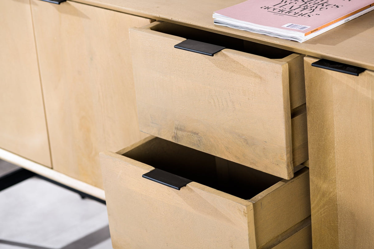 Sideboard Mangoholz Zayn 170x40x82 cm