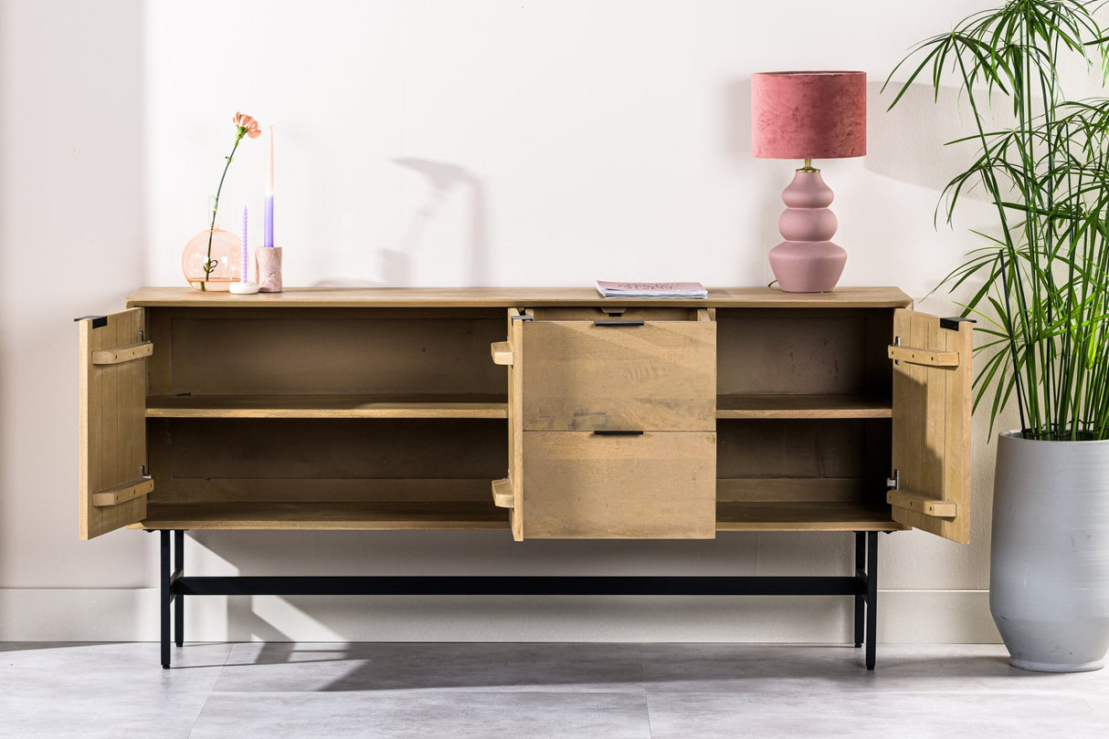 Sideboard Mangoholz Zayn 170x40x82 cm