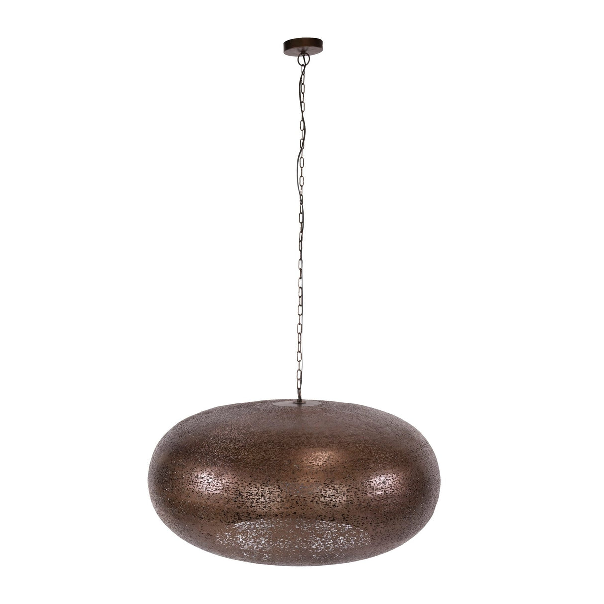 Hanglamp - Hanglamp 1 - lichts antiek koper Chase Ø90 cm - Dimehouse