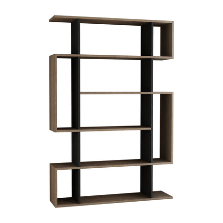 Bücherregal Mito Sonoma Eiche Anthrazit Melamin 110x161x25.5 cm