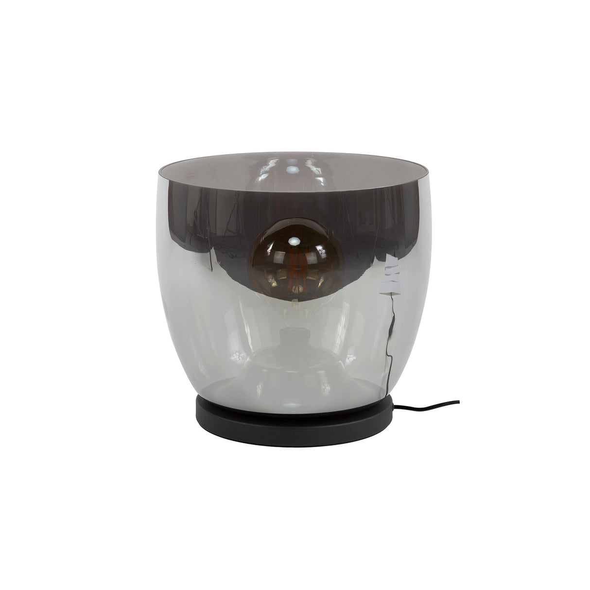 Stehlampe Dain UP XL Chromfarbiges Glas