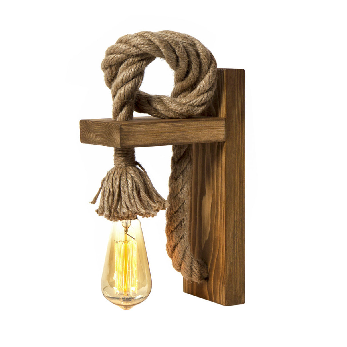 Wandleuchte Braun Metall Nocturne