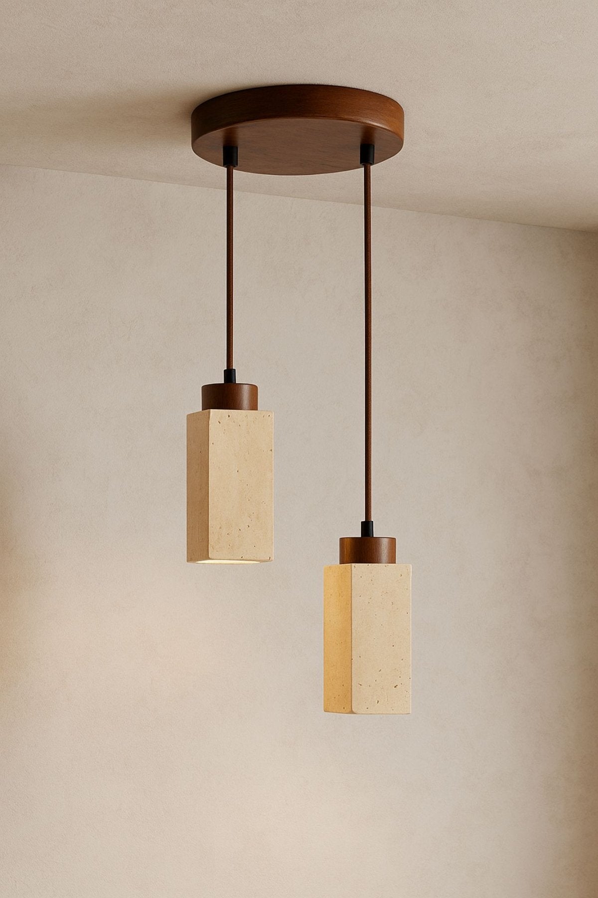 Mule-B - Walnuss Beige Walnuss Travertin Kappe