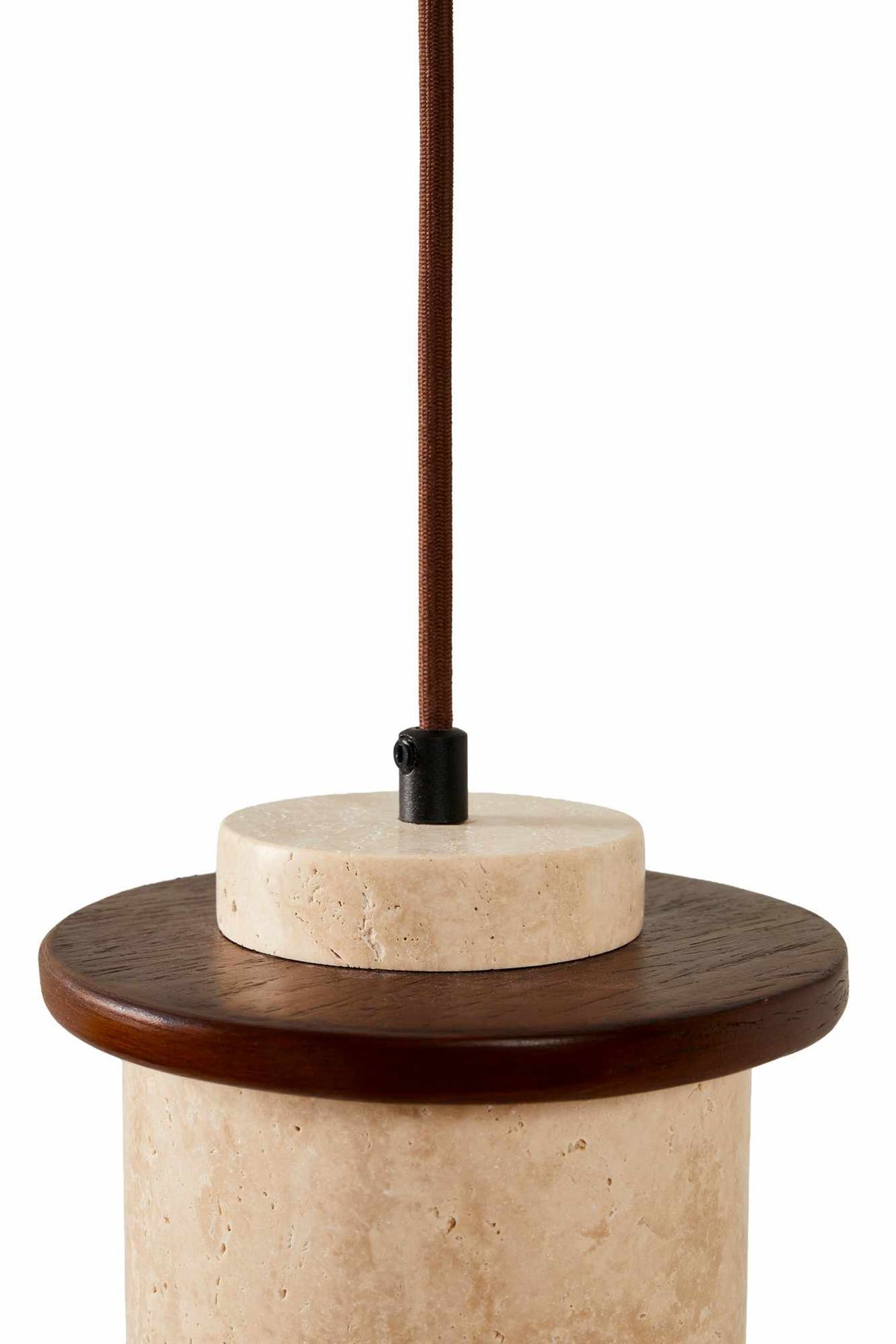 Ente – Kappe aus Walnuss-Beige-Walnuss-Travertin