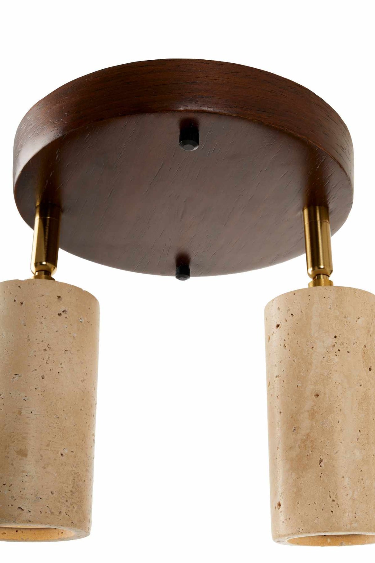 Nur B – Kappe aus Walnuss-Beige-Walnuss-Travertin