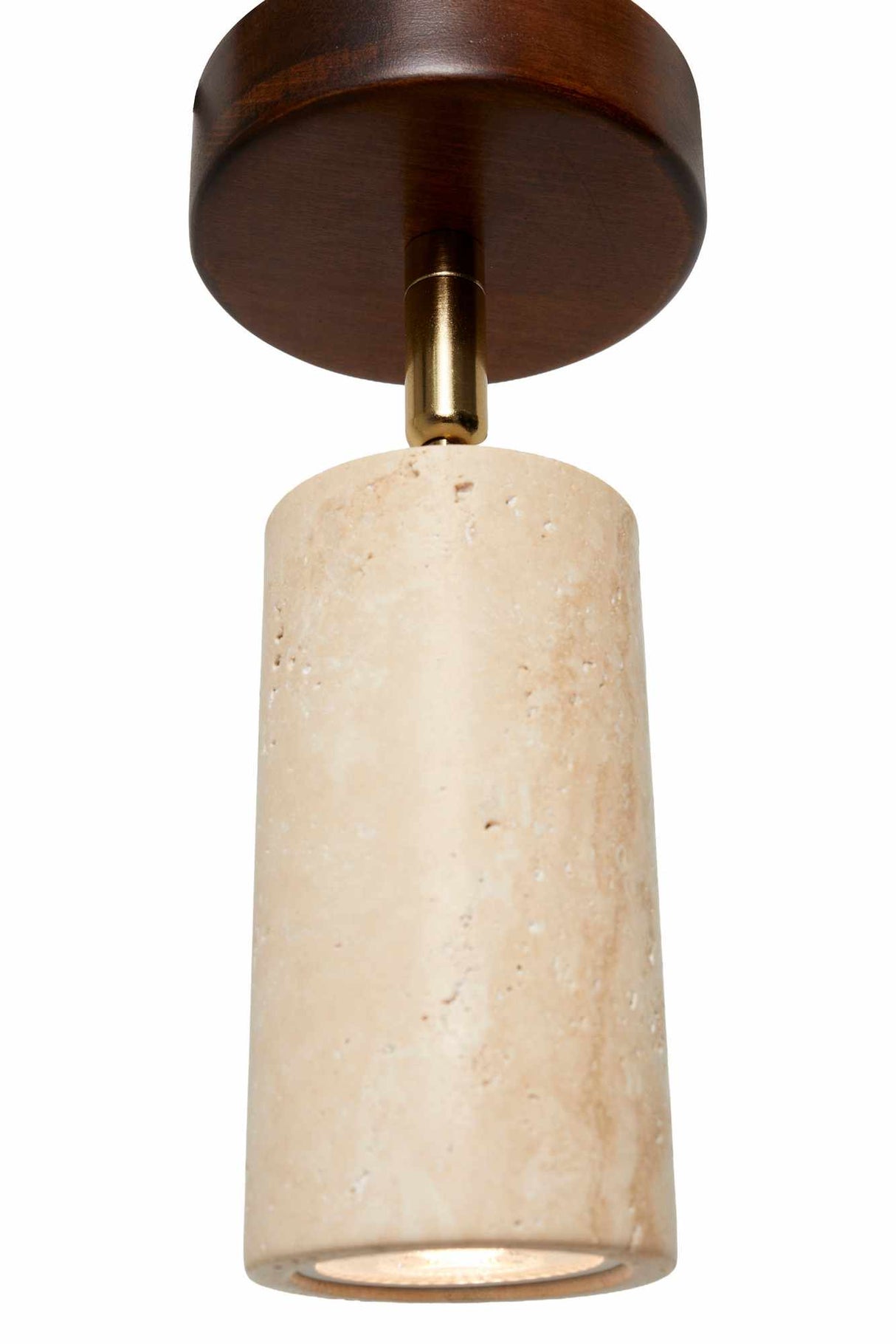 Nur - Walnussbeige Walnuss-Travertin-Kappe