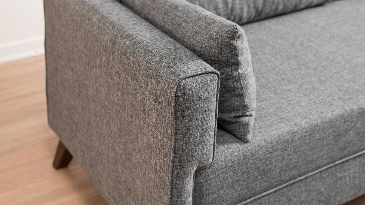3-Sitzer-Schlafsofa Bella Grey
