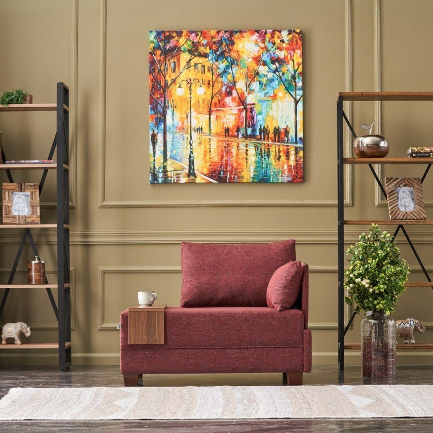 Sessel Right Fly Claret Red