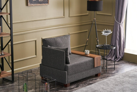 Sessel links Fly Anthrazit