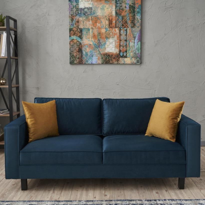 2-Sitzer Sofa Kale Marineblau