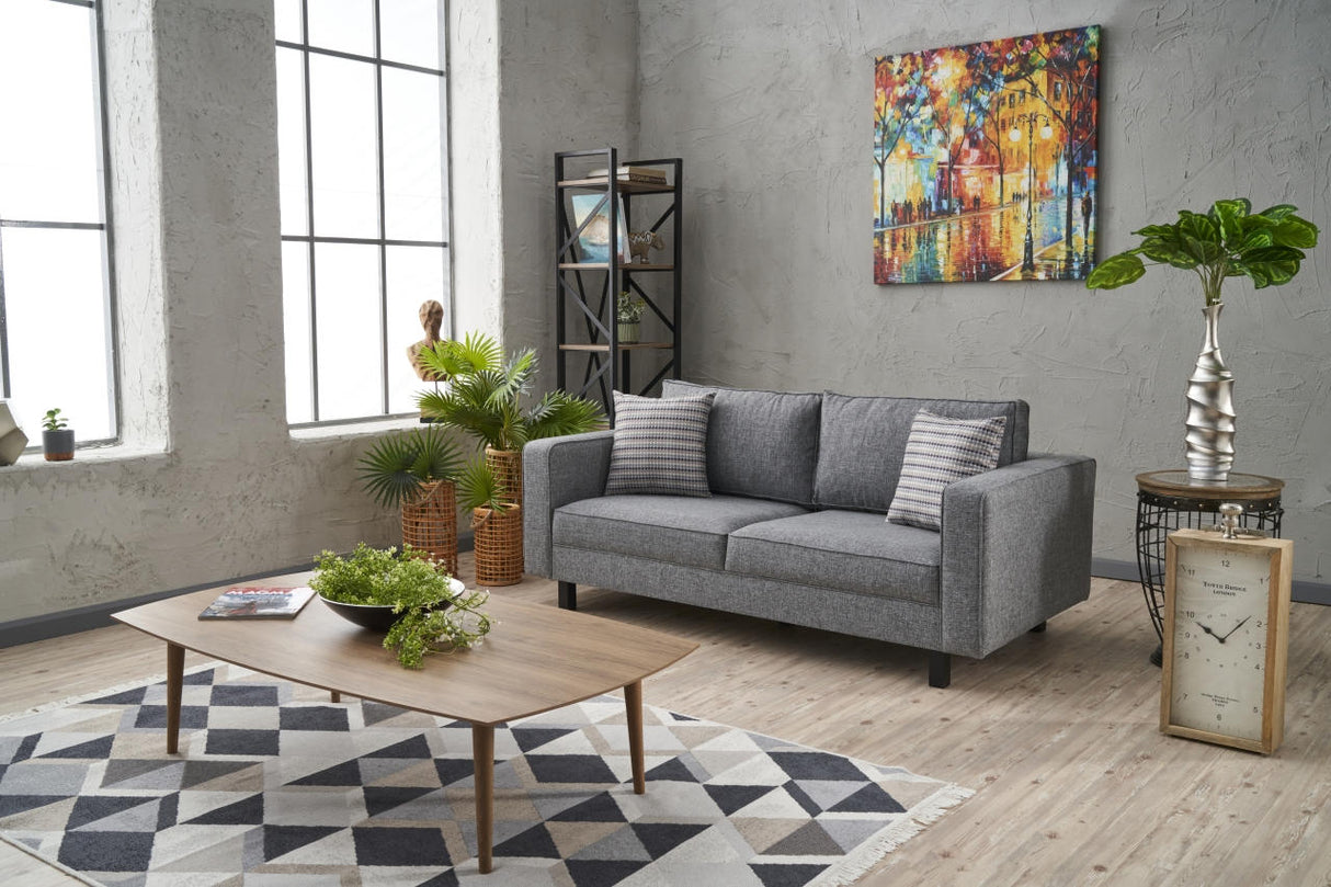 2-Sitzer-Sofa Kale Grau