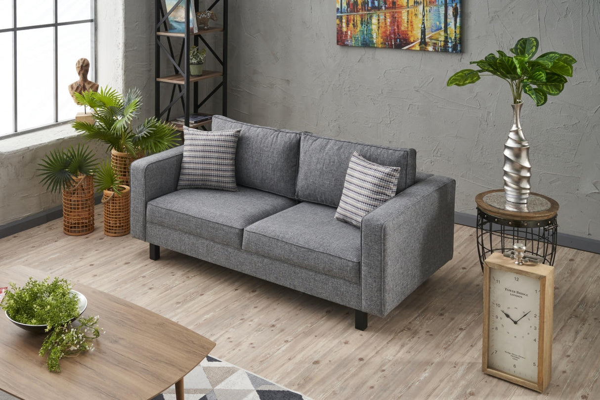 2-Sitzer-Sofa Kale Grau