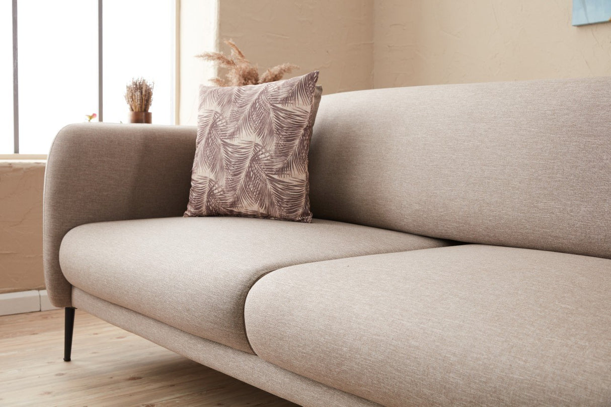 Rechtes Ecksofa mit Schlaffunktion Venus Cream