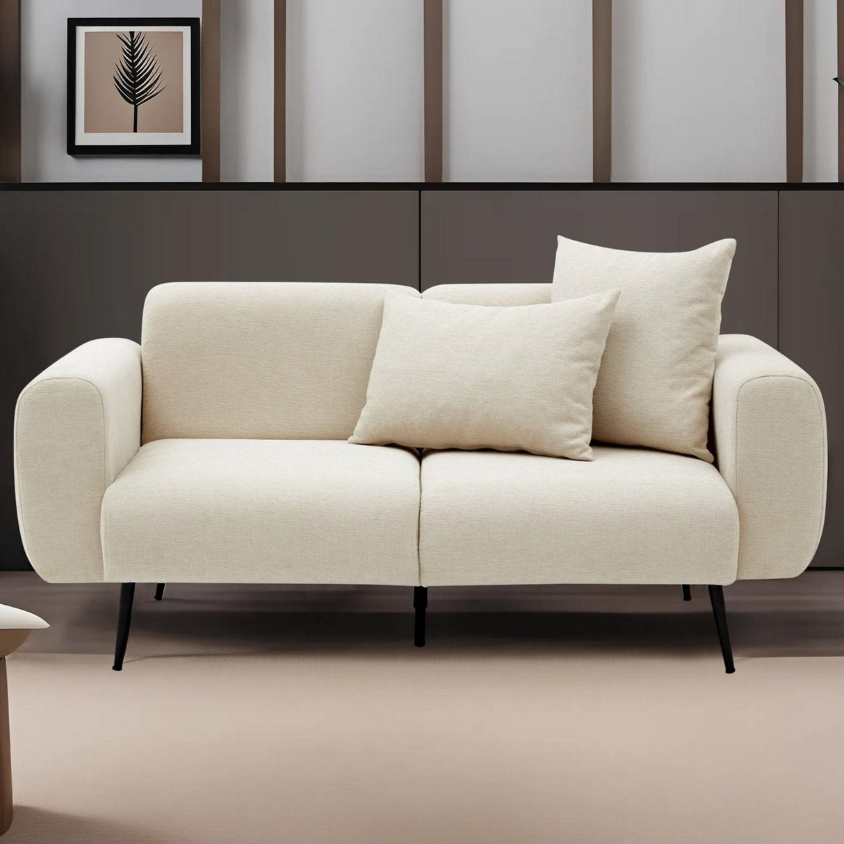 2-Sitzer-Sofa Side Creme