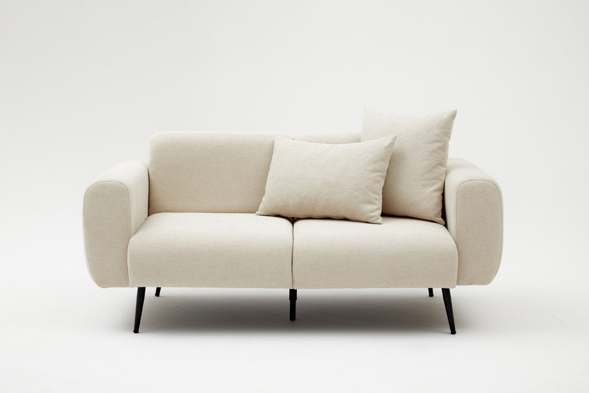 2-Sitzer-Sofa Side Creme