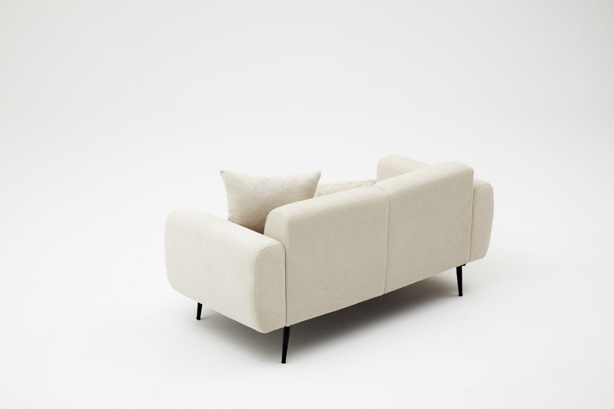 2-Sitzer-Sofa Side Creme
