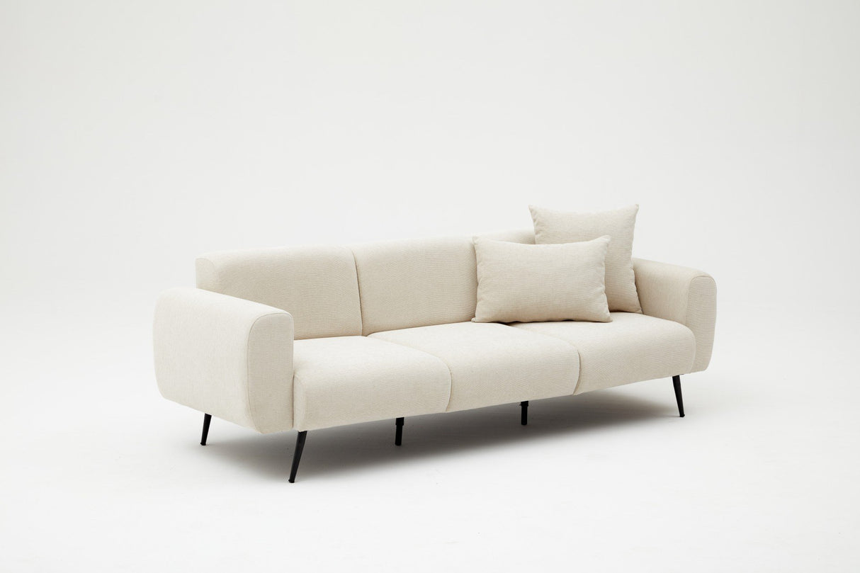 3-Sitzer-Sofa Side Creme