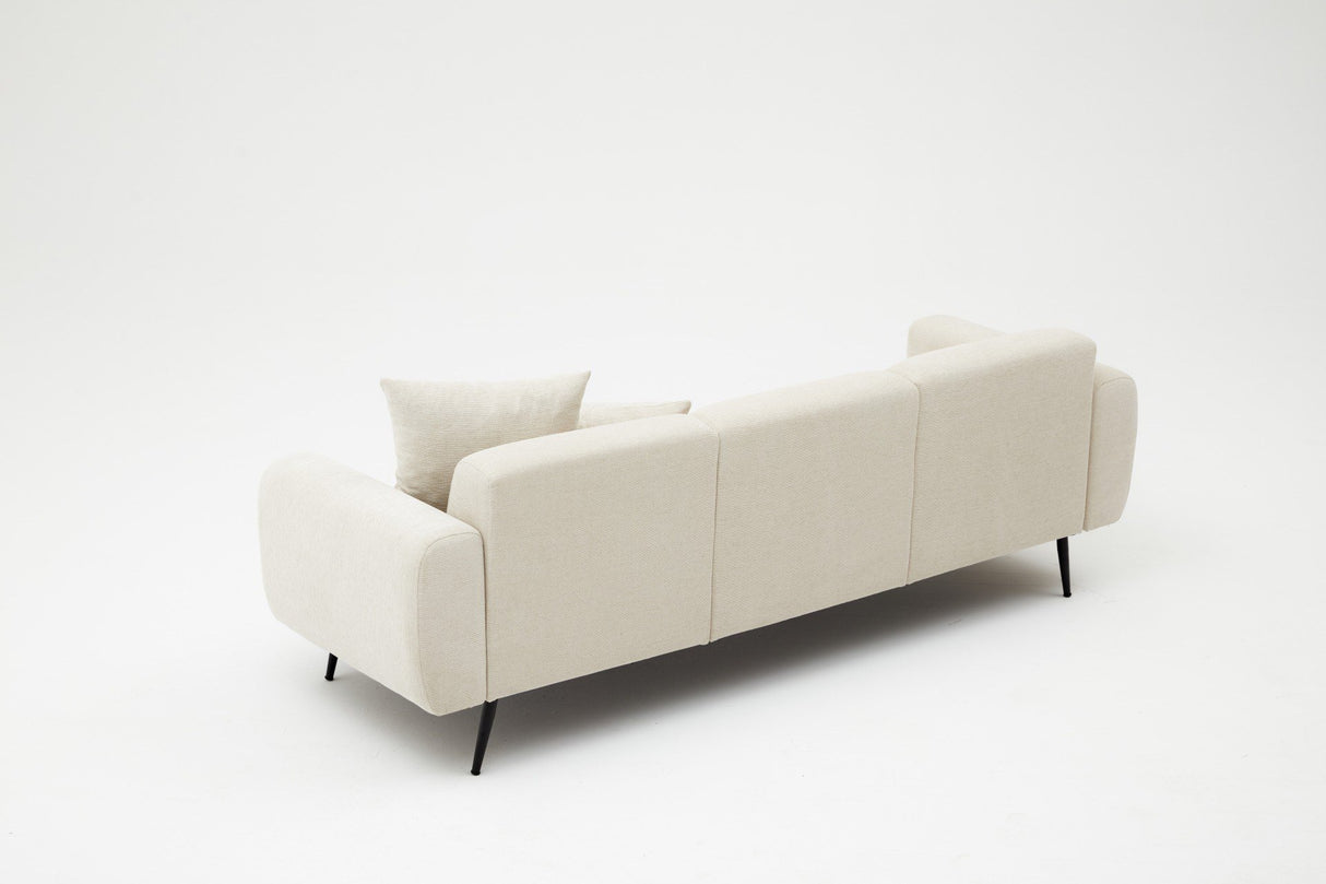 3-Sitzer-Sofa Side Creme