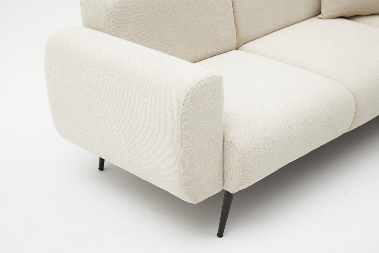3-Sitzer-Sofa Side Creme