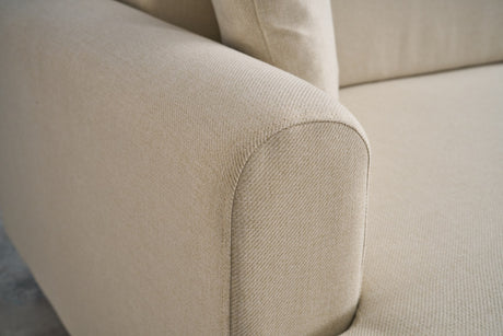 Ecksofa mit Schlaffunktion Left Mane Cream