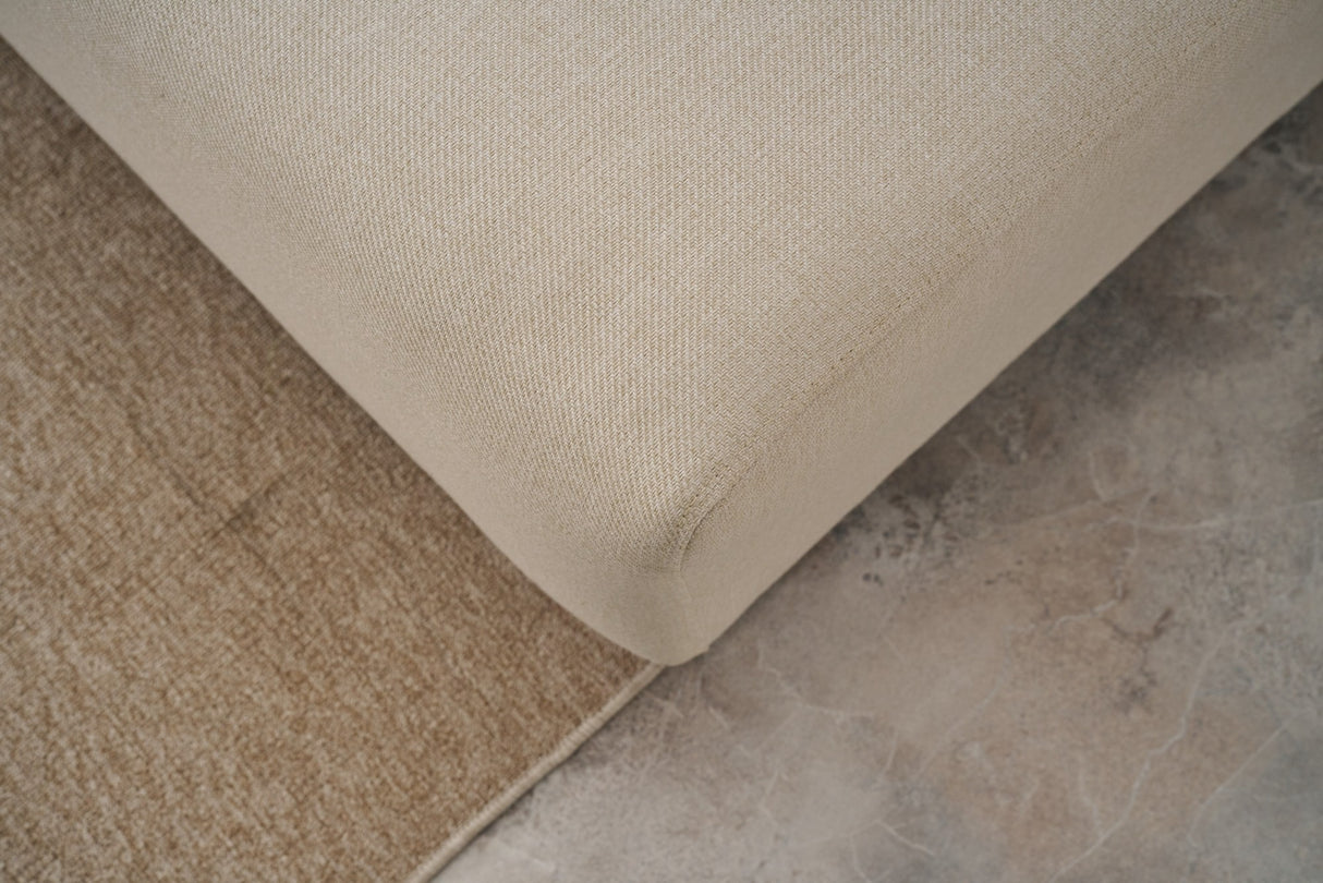 Ecksofa mit Schlaffunktion Right Mane Cream