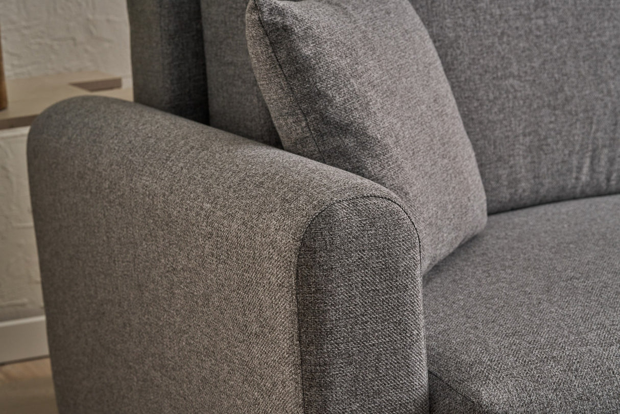 Ecksofa mit Schlaffunktion Right Mane Grey