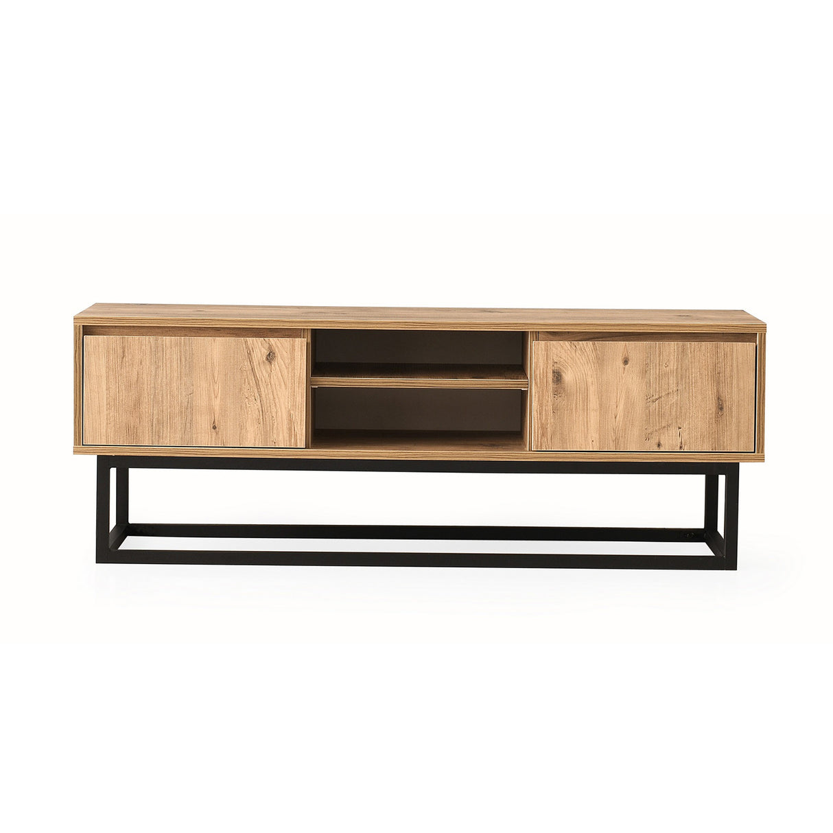 TV -Möbel Belinda Black Denhout Melamine 180x50x40 cm