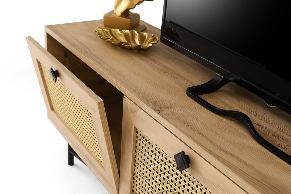 TV -Möbel Alcazar Oak Melamin 180x60x40 cm