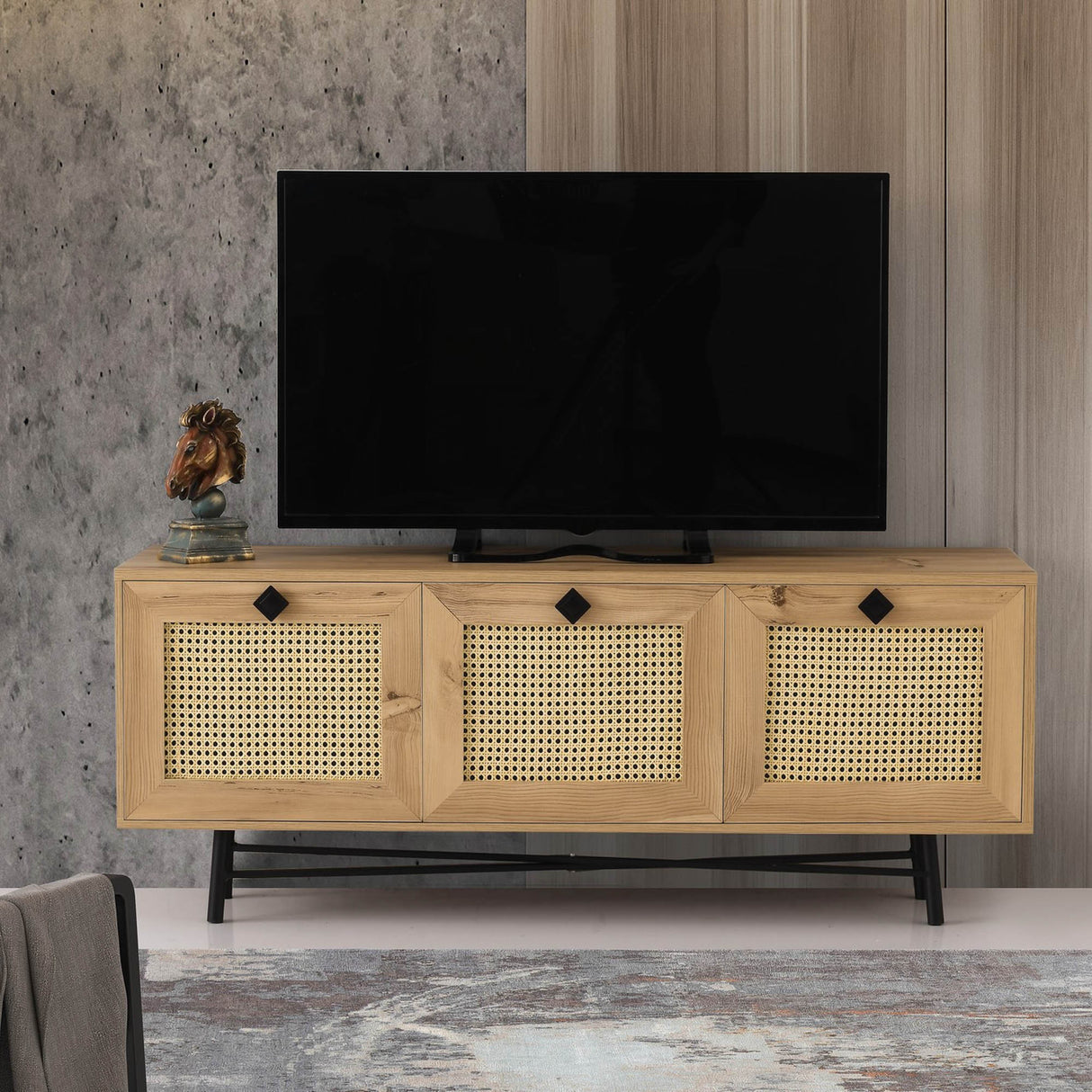TV-Möbel Alcazar Eik Melamine 140x60x40 cm