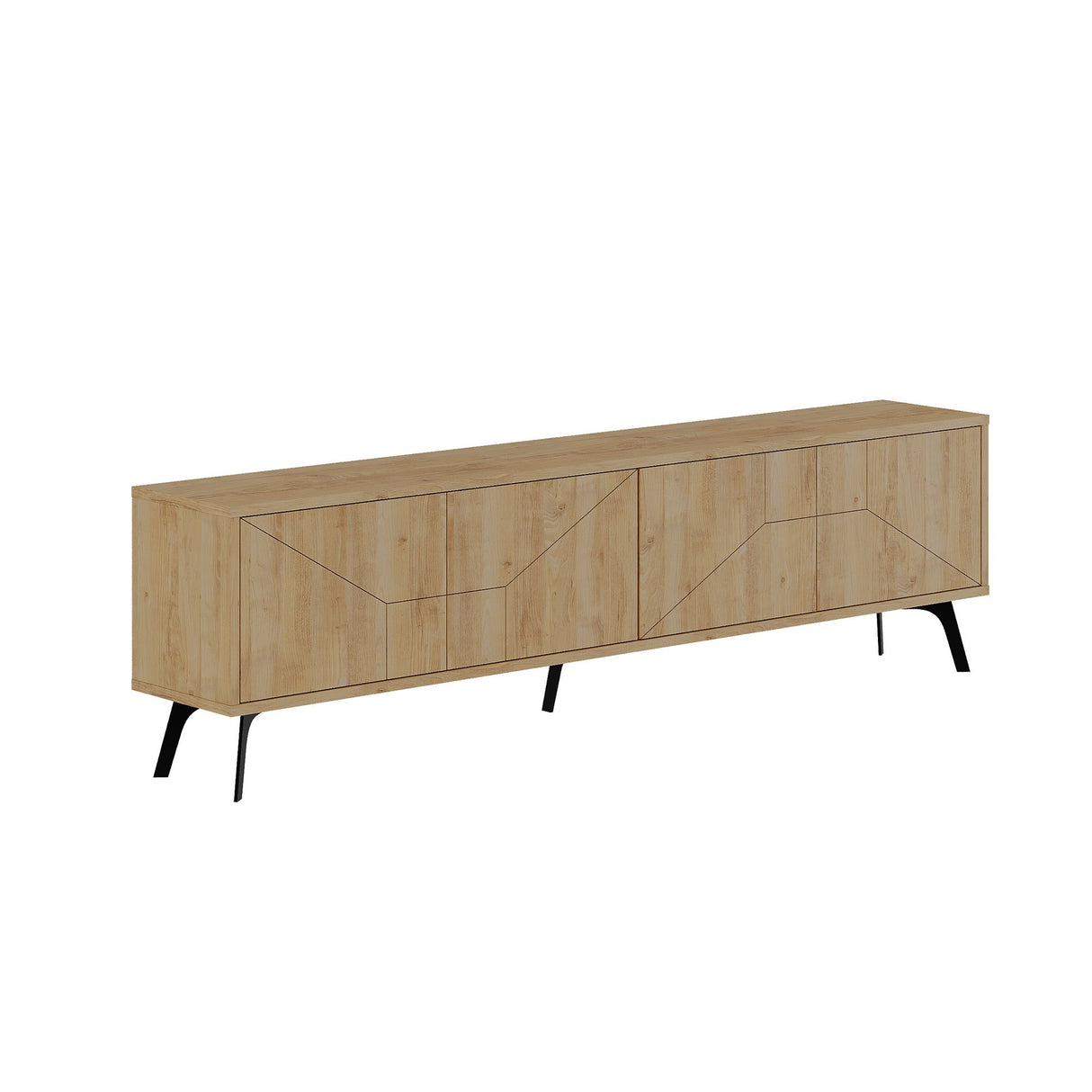 TV -Möbel Dune Oak Melamin 180x50x29.6 cm