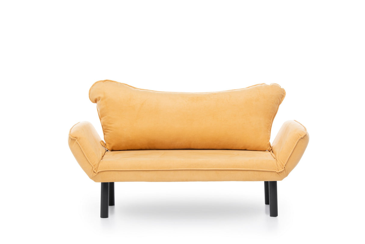 2-Sitzer Schlafsofa Chatto Senfgelb