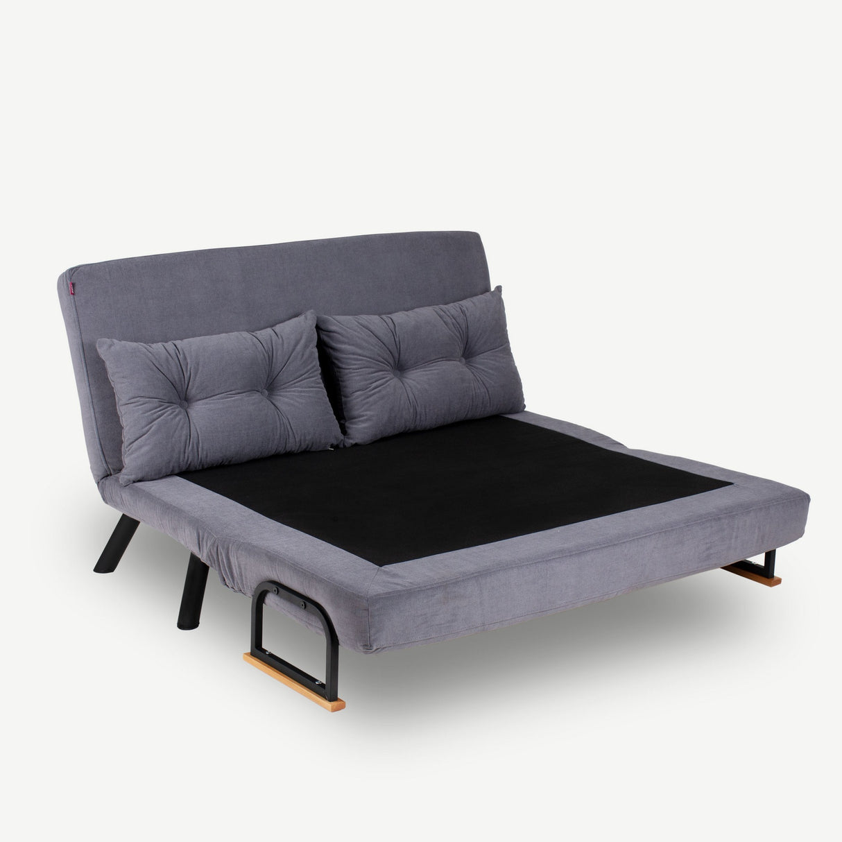 2-Sitzer Schlafsofa Sando Stoff Grau
