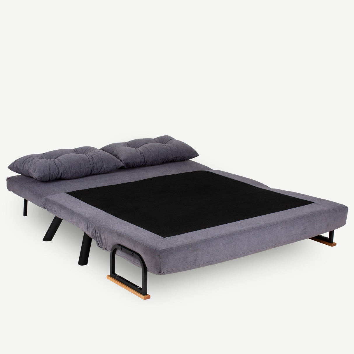 2-Sitzer Schlafsofa Sando Stoff Grau