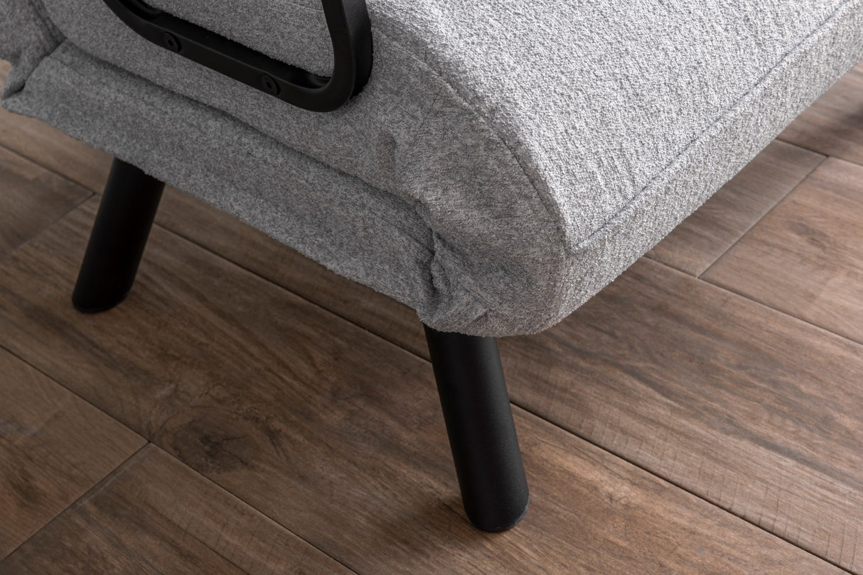 Schlafsessel Sando Grau Teddystoff